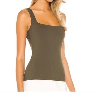 ✨Free People Square Off Cami In Army✨